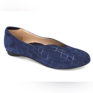 BeautiFeel Women's Blue suede Jolie Flats.